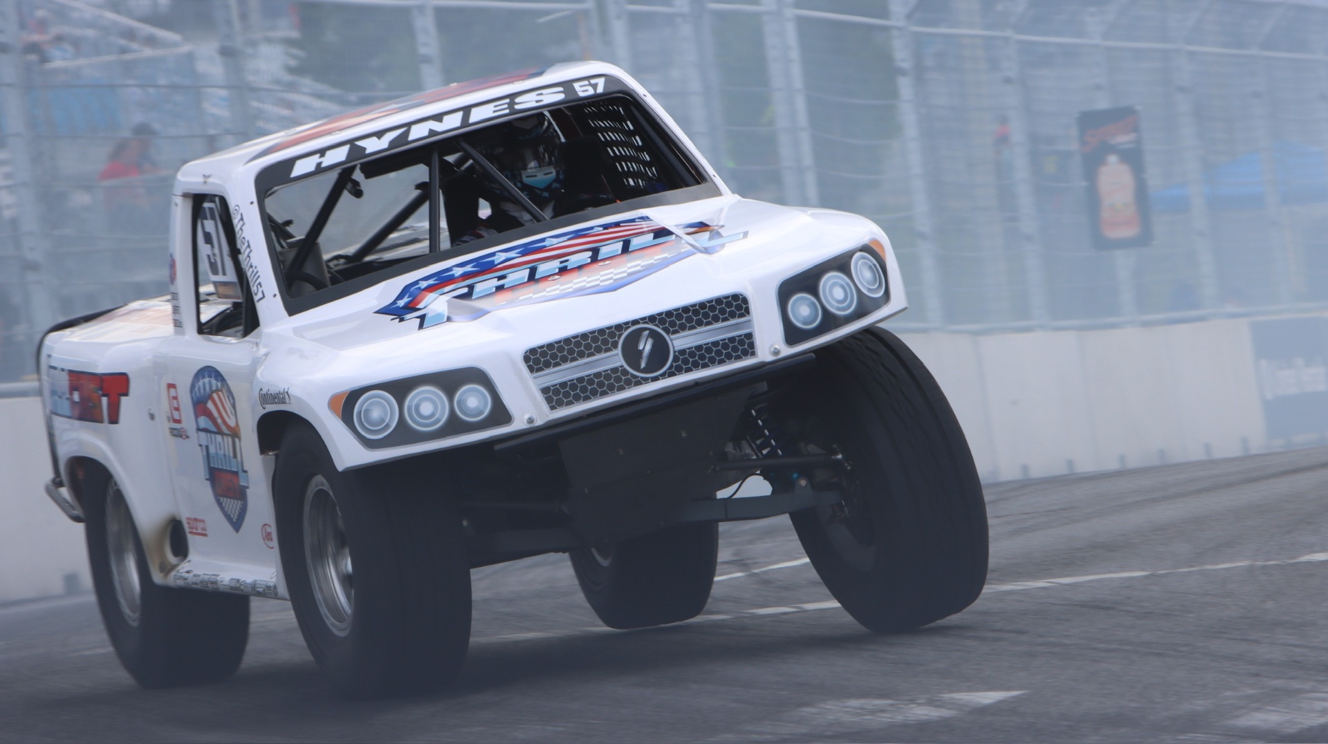 Bill Hynes driving the #57 Team UFD Racing Stadium SUPER Truck